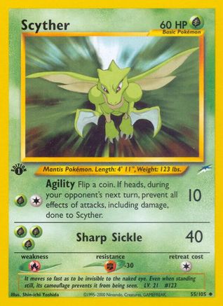 Scyther/105 - Neo Destiny