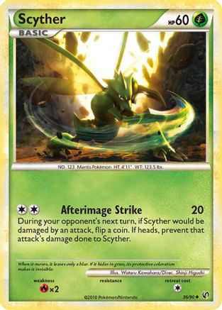 Scyther (36)/90 - Undaunted Reverse Holofoil