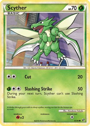 Scyther (65)/90 - Undaunted Reverse Holofoil
