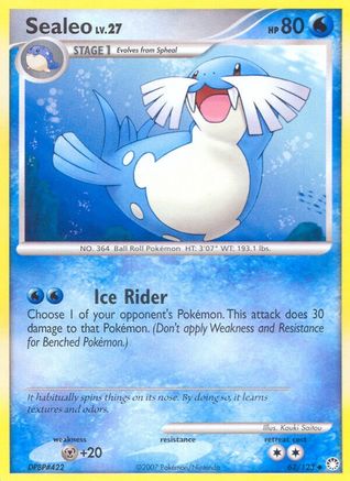 Sealeo/123 - Mysterious Treasures Reverse Holofoil
