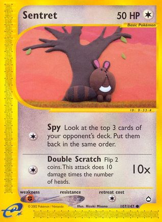 Sentret/147 - Aquapolis Reverse Holofoil