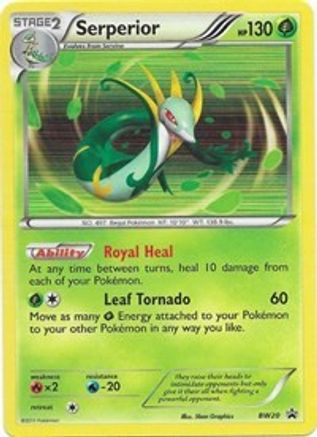 Serperior - BW20/101 - Black and White Promos Holofoil