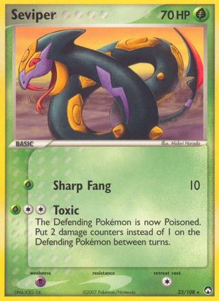Seviper/108 - Power Keepers Reverse Holofoil