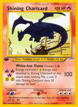 Shining Charizard/105 - Neo Destiny Unlimited Holofoil