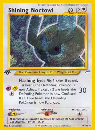 Shining Noctowl/105 - Neo Destiny Unlimited Holofoil