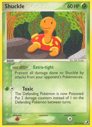 Shuckle/115 - Unseen Forces Reverse Holofoil