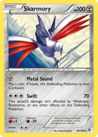 Skarmory (96)/149 - Boundaries Crossed Reverse Holofoil