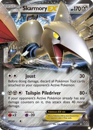 Skarmory EX/146 - XY Base Set Holofoil