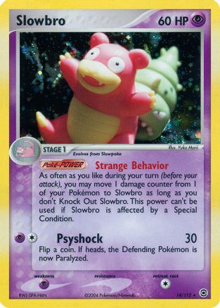 Slowbro/112 - FireRed & LeafGreen Holofoil
