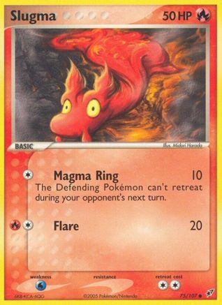 Slugma - 075/107/107 - Deoxys Reverse Holofoil