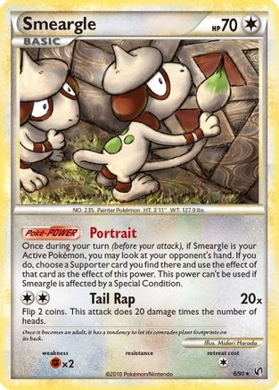 Smeargle 8/90 - Undaunted