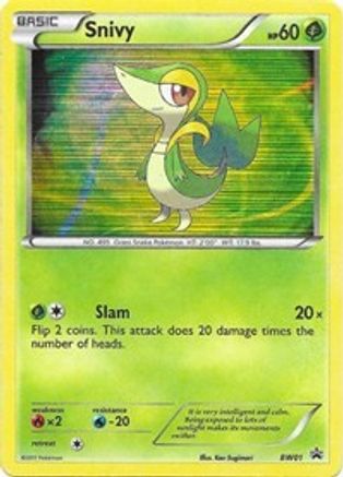 Snivy - BW01/101 - Black and White Promos Holofoil