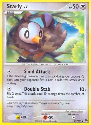Starly/100 - Stormfront Reverse Holofoil