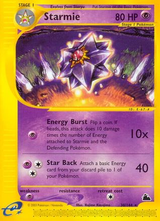 Starmie (30)/144 - Skyridge
