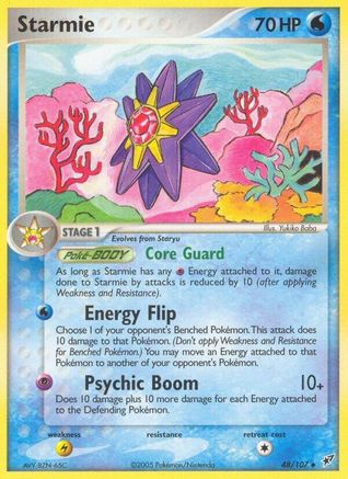 Starmie/107 - Deoxys Reverse Holofoil