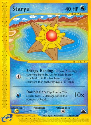 Staryu (103)/144 - Skyridge Reverse Holofoil
