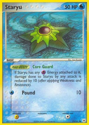 Staryu/101 - Hidden Legends Reverse Holofoil