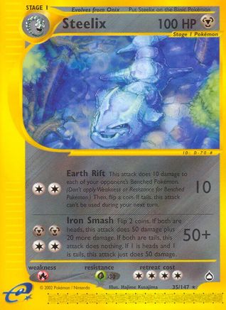 Steelix/147 - Aquapolis Reverse Holofoil