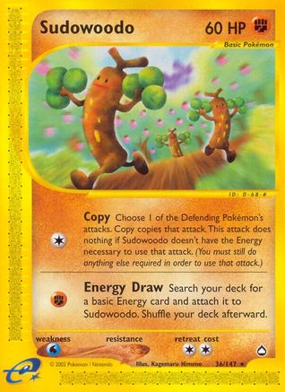 Sudowoodo/147 - Aquapolis
