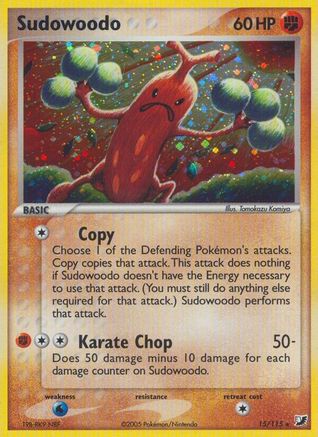 Sudowoodo/115 - Unseen Forces Reverse Holofoil