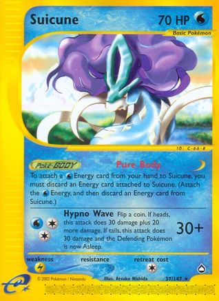 Suicune/147 - Aquapolis Reverse Holofoil