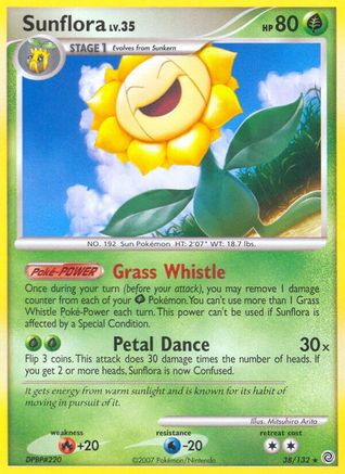 Sunflora/132 - Secret Wonders Reverse Holofoil