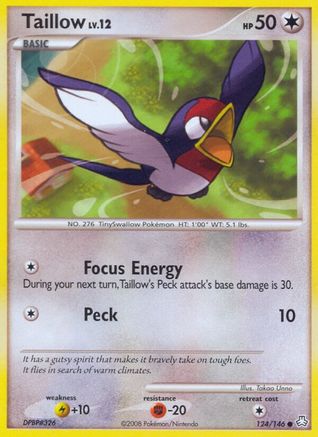 Taillow/146 - Legends Awakened Reverse Holofoil