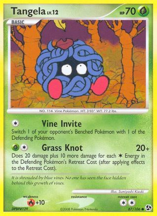 Tangela/106 - Great Encounters Reverse Holofoil