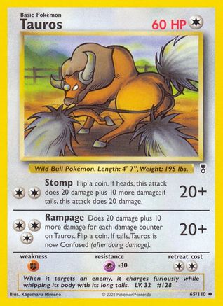 Tauros/110 - Legendary Collection Reverse Holofoil