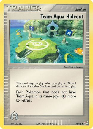Team Aqua Hideout/95 - Team Magma vs Team Aqua Reverse Holofoil