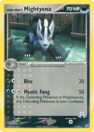 Team Aqua's Mightyena - 15/95/95 - Team Magma vs Team Aqua