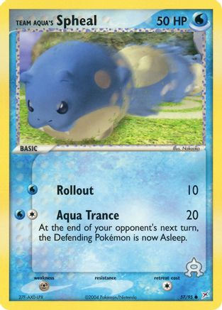Team Aqua's Spheal - 57/95/95 - Team Magma vs Team Aqua