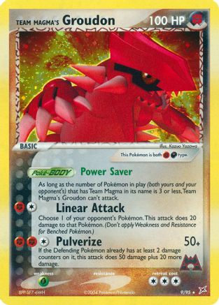Team Magma's Groudon/95 - Team Magma vs Team Aqua Reverse Holofoil