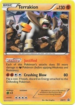 Terrakion - BW71/101 - Black and White Promos Holofoil