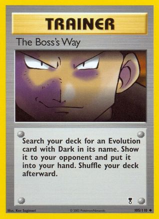 The Boss's Way/110 - Legendary Collection Reverse Holofoil