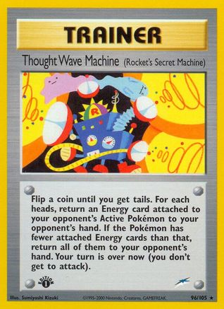 Thought Wave Machine (Rocket's Secret Machine)/105 - Neo Destiny 1st Edition