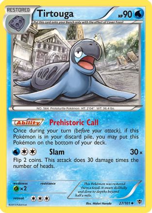 Tirtouga/101 - Plasma Blast Reverse Holofoil