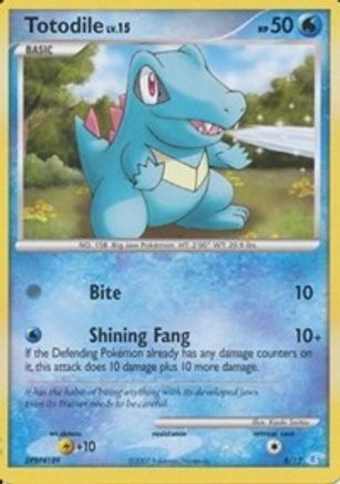 Totodile - DP Trainer Kit Manaphy & Lucario