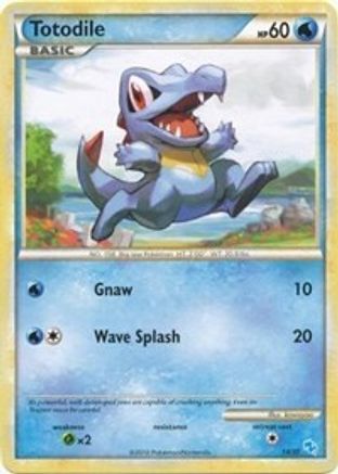 Totodile (#14) - HGSS Trainer Kit Gyarados & Raichu