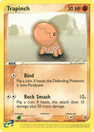 Trapinch - 79/97/97 - Dragon Reverse Holofoil