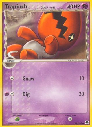 Trapinch - 068/101 (Delta Species) 68/101 - Dragon Frontiers
