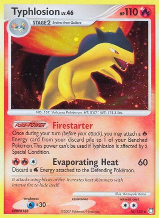 Typhlosion/123 - Mysterious Treasures Reverse Holofoil