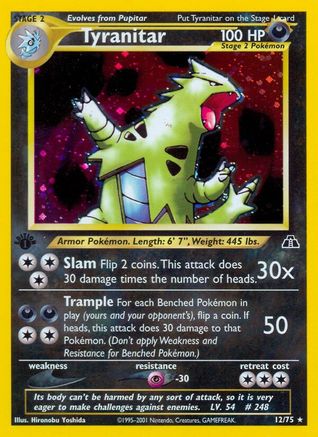 Tyranitar (12)/75 - Neo Discovery