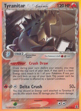 Tyranitar (Delta Species) 16/113 - Delta Species