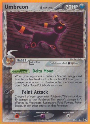 Umbreon (Delta Species) 17/113 - Delta Species