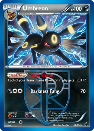 Umbreon (Team Plasma) 64/116 - Plasma Freeze