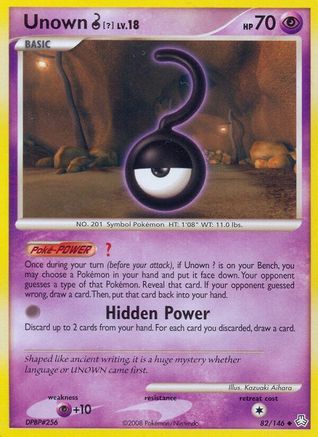 Unown (?)/146 - Legends Awakened Reverse Holofoil