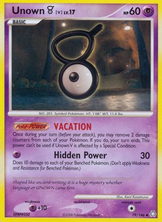 Unown (V)/146 - Legends Awakened Reverse Holofoil