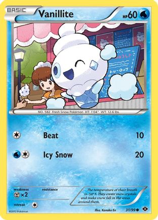 Vanillite/99 - Next Destinies Reverse Holofoil