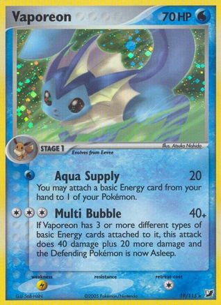 Vaporeon/115 - Unseen Forces Reverse Holofoil